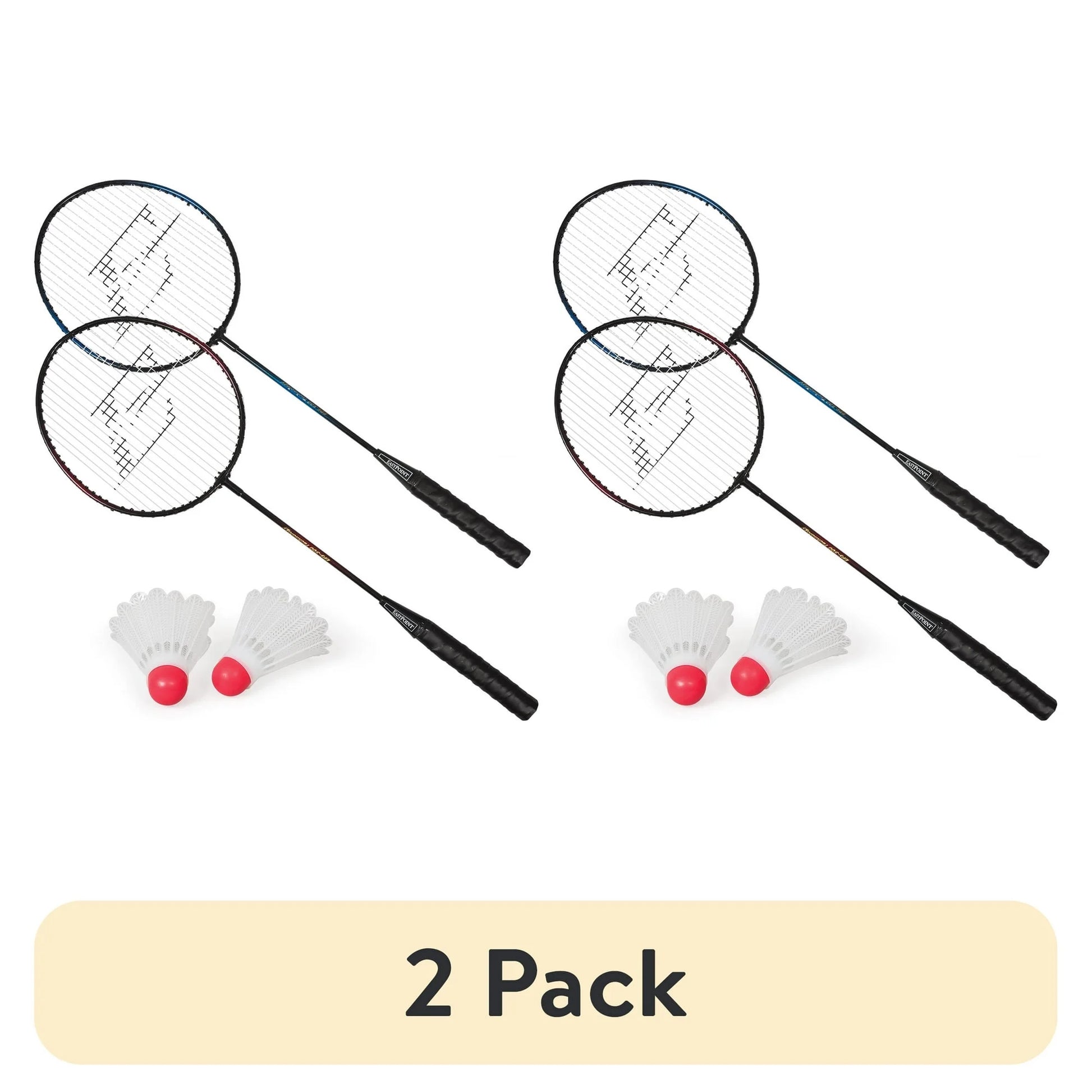 2 Player Badminton Racket Set (2 pack)