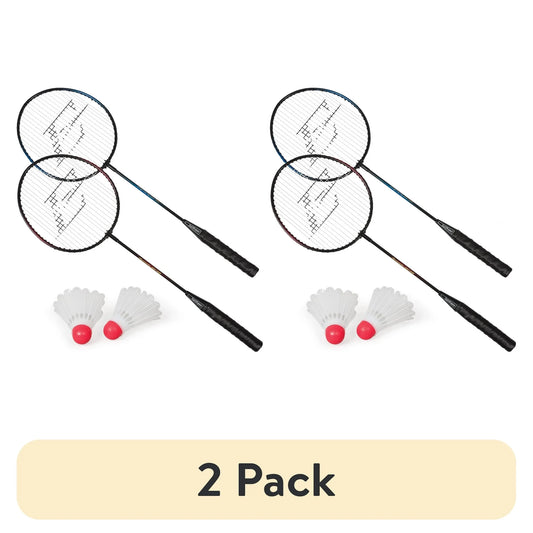 2 Player Badminton Racket Set (2 pack)