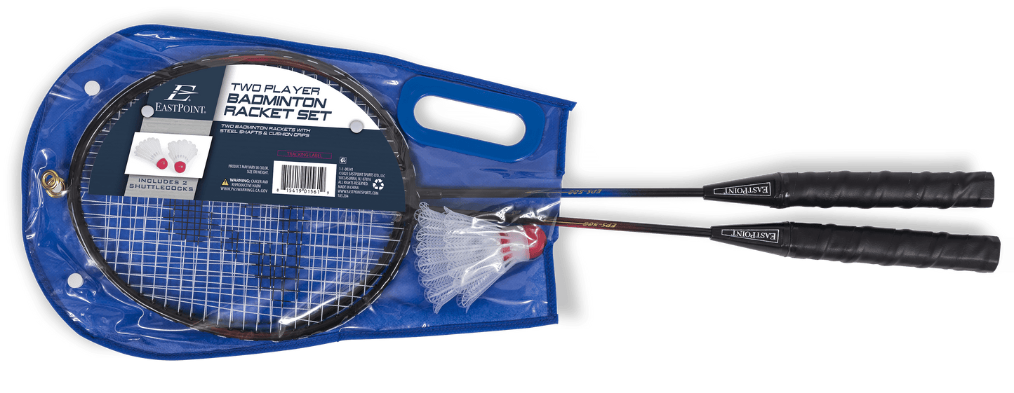 2 Player Badminton Racket Set (2 pack)