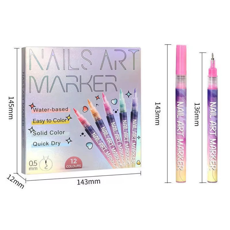 DIY Nail polish Doodle Pens