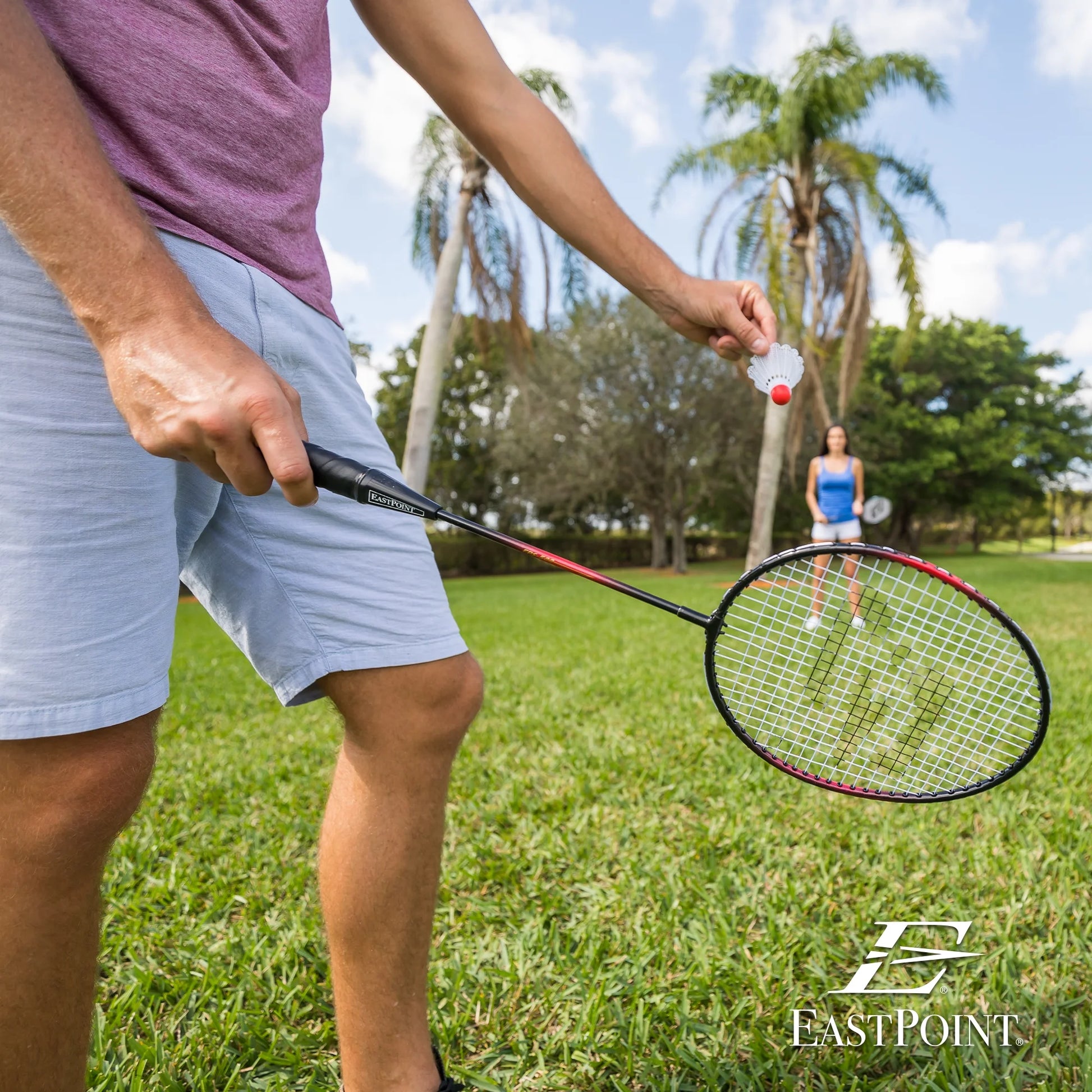 2 Player Badminton Racket Set (2 pack)