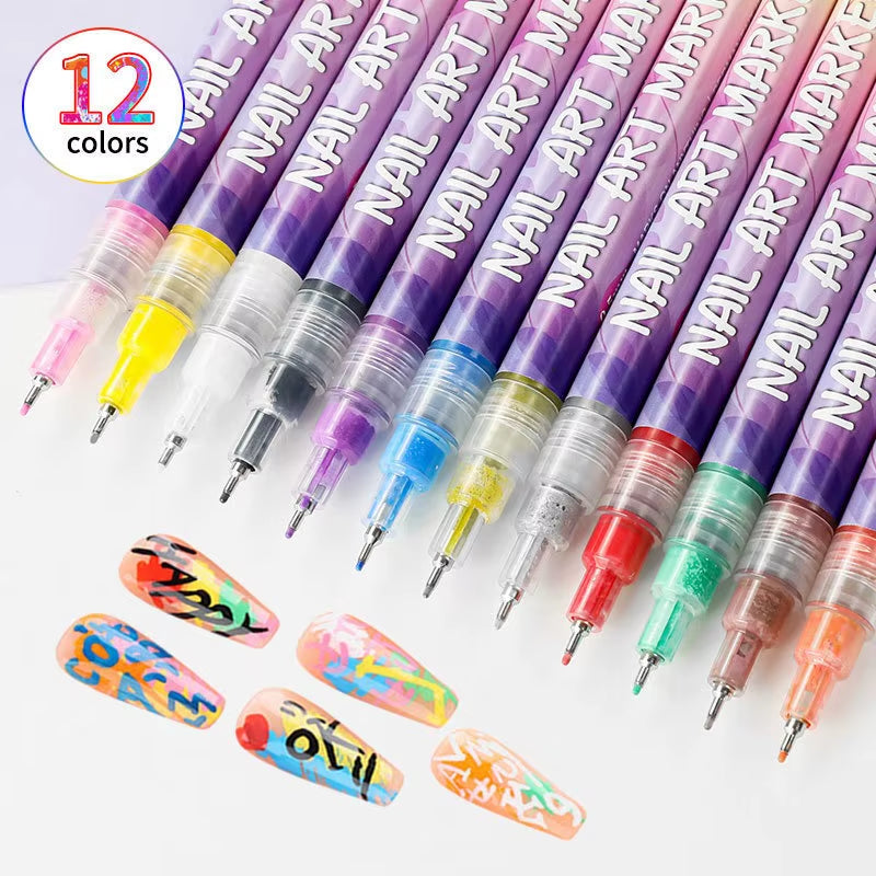 DIY Nail polish Doodle Pens