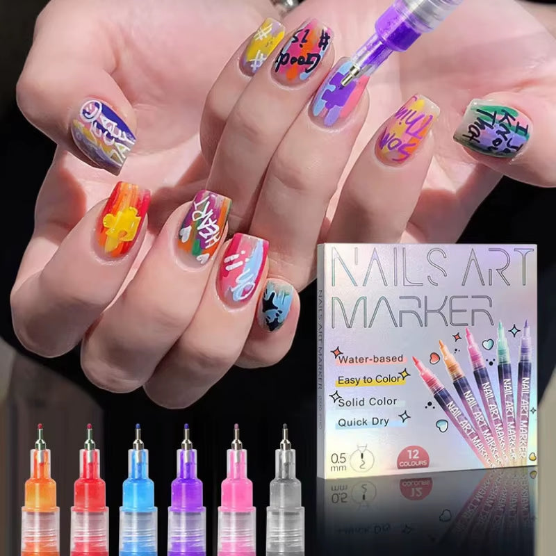 DIY Nail polish Doodle Pens