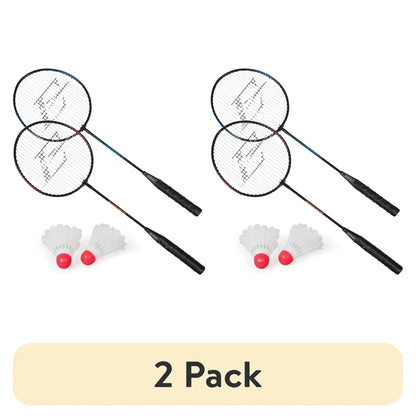 2 Player Badminton Racket Set (2 pack) 